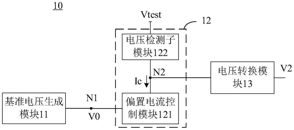 Voltage detection circuit and chip