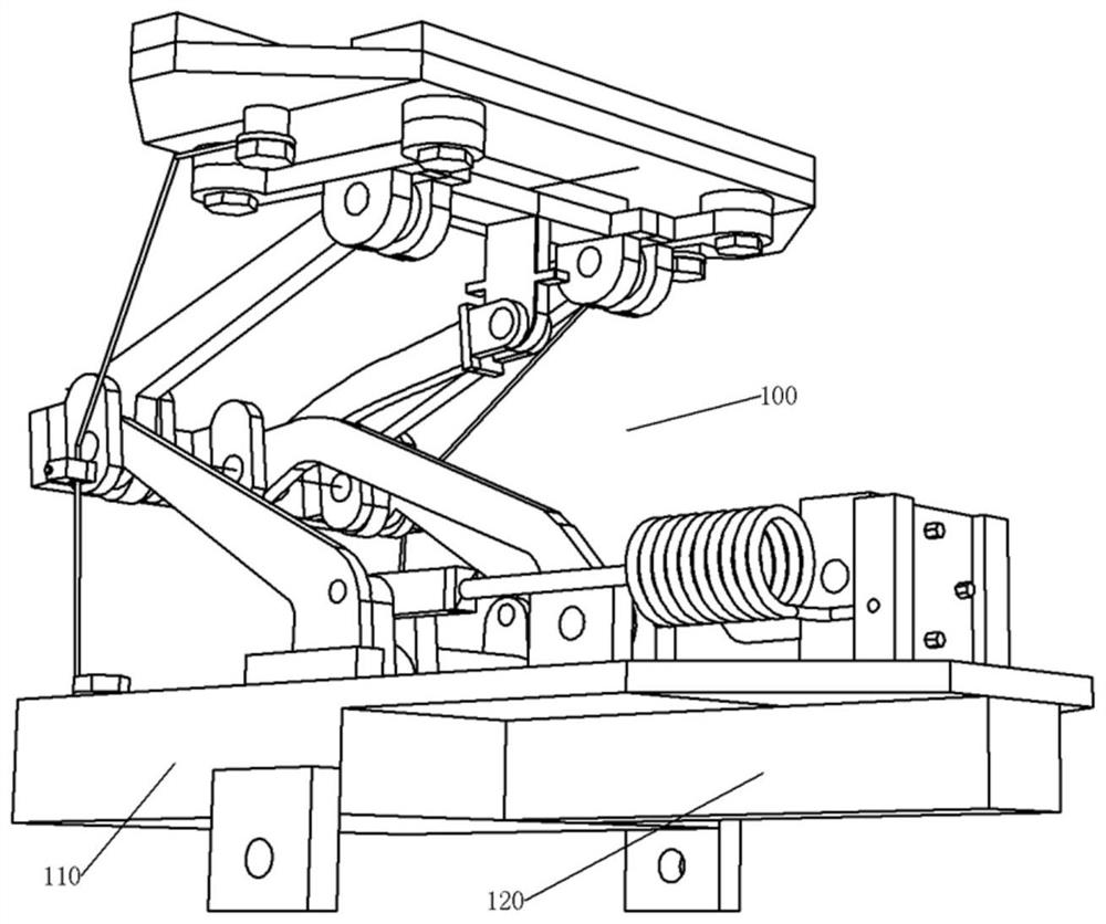 Transfer module and subway pantograph maintenance platform thereof