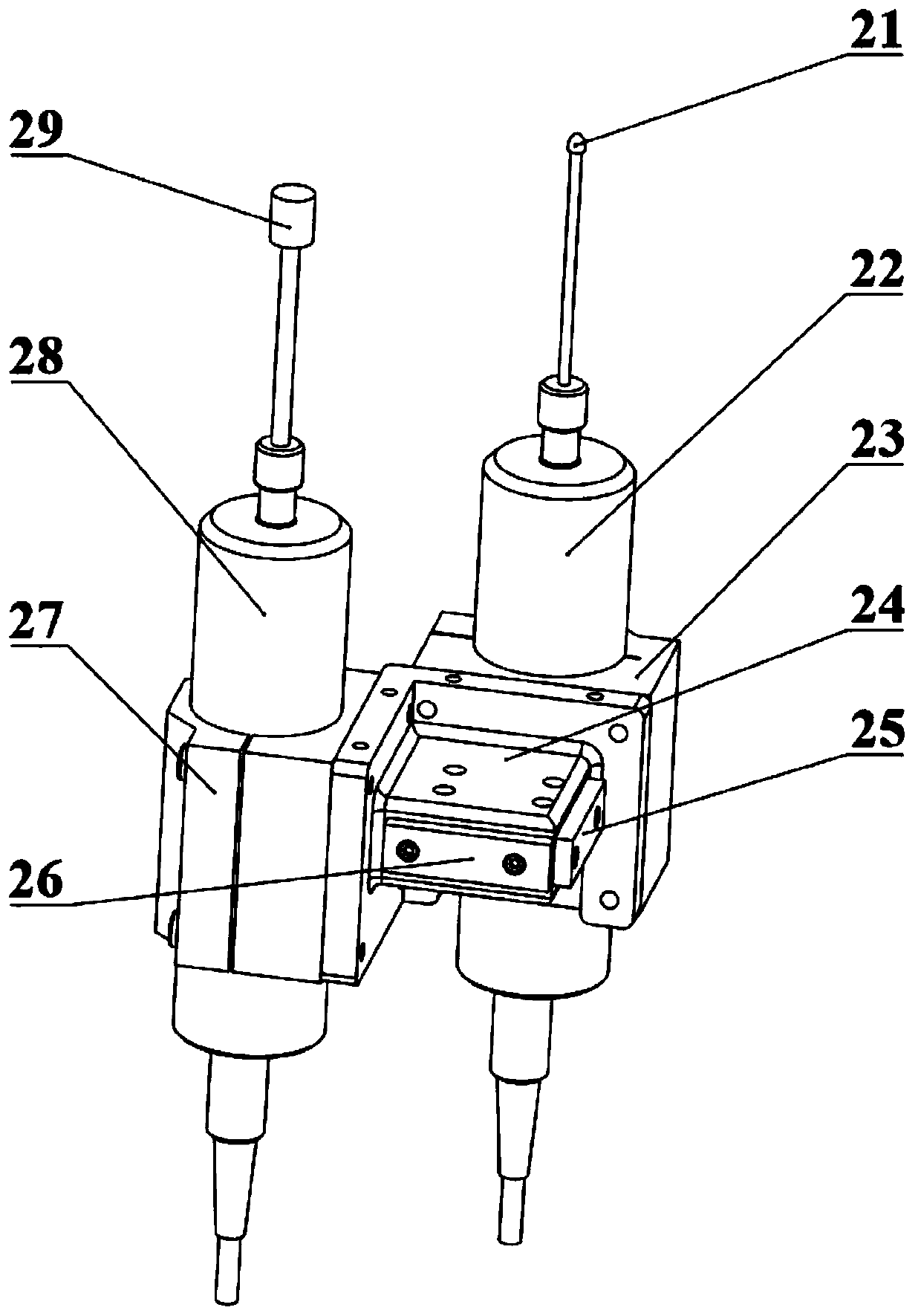 An anti-overload intelligent force-controlled grinding and polishing device and grinding and polishing robot