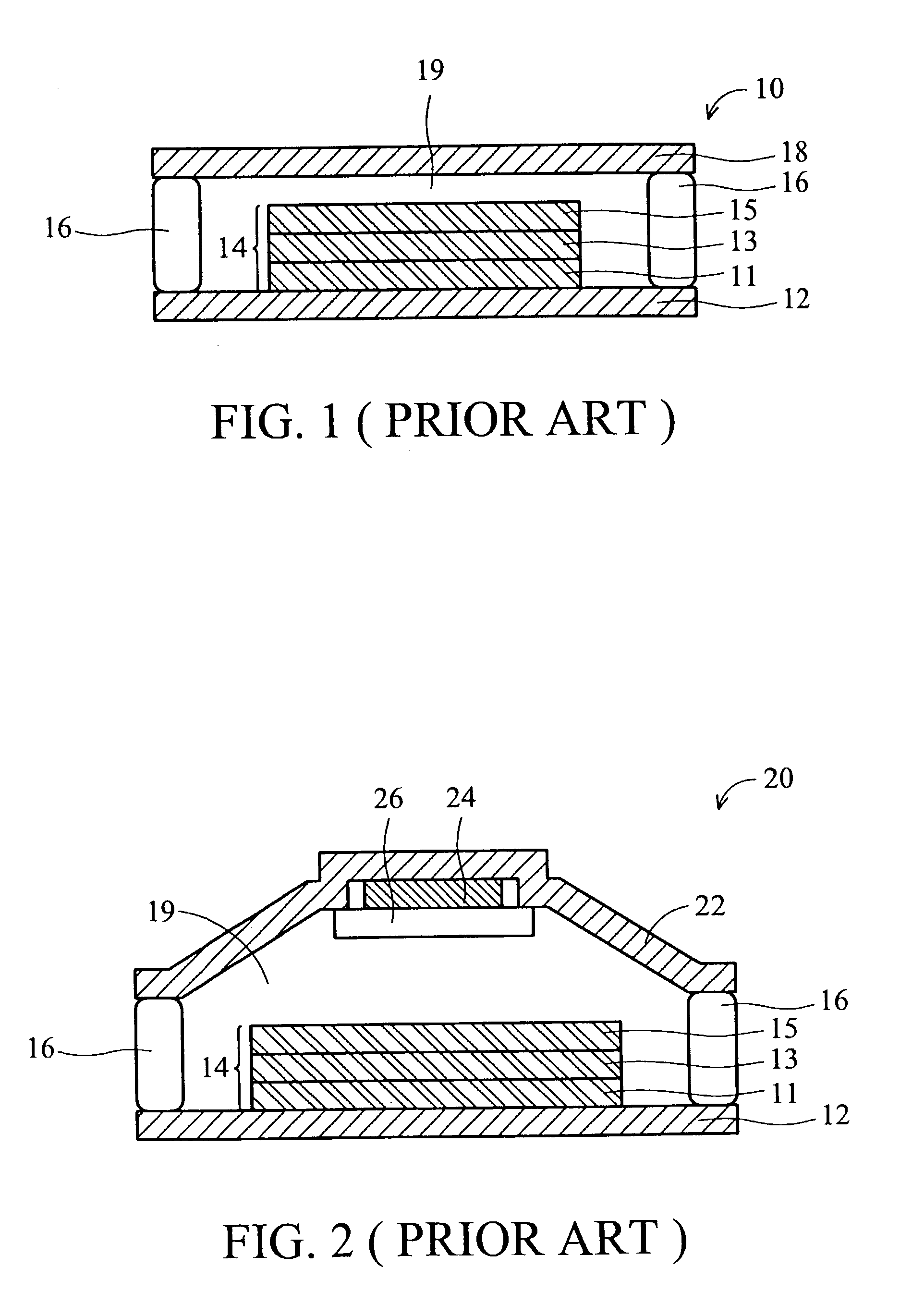 Packaging material used for a display device and method of forming thereof