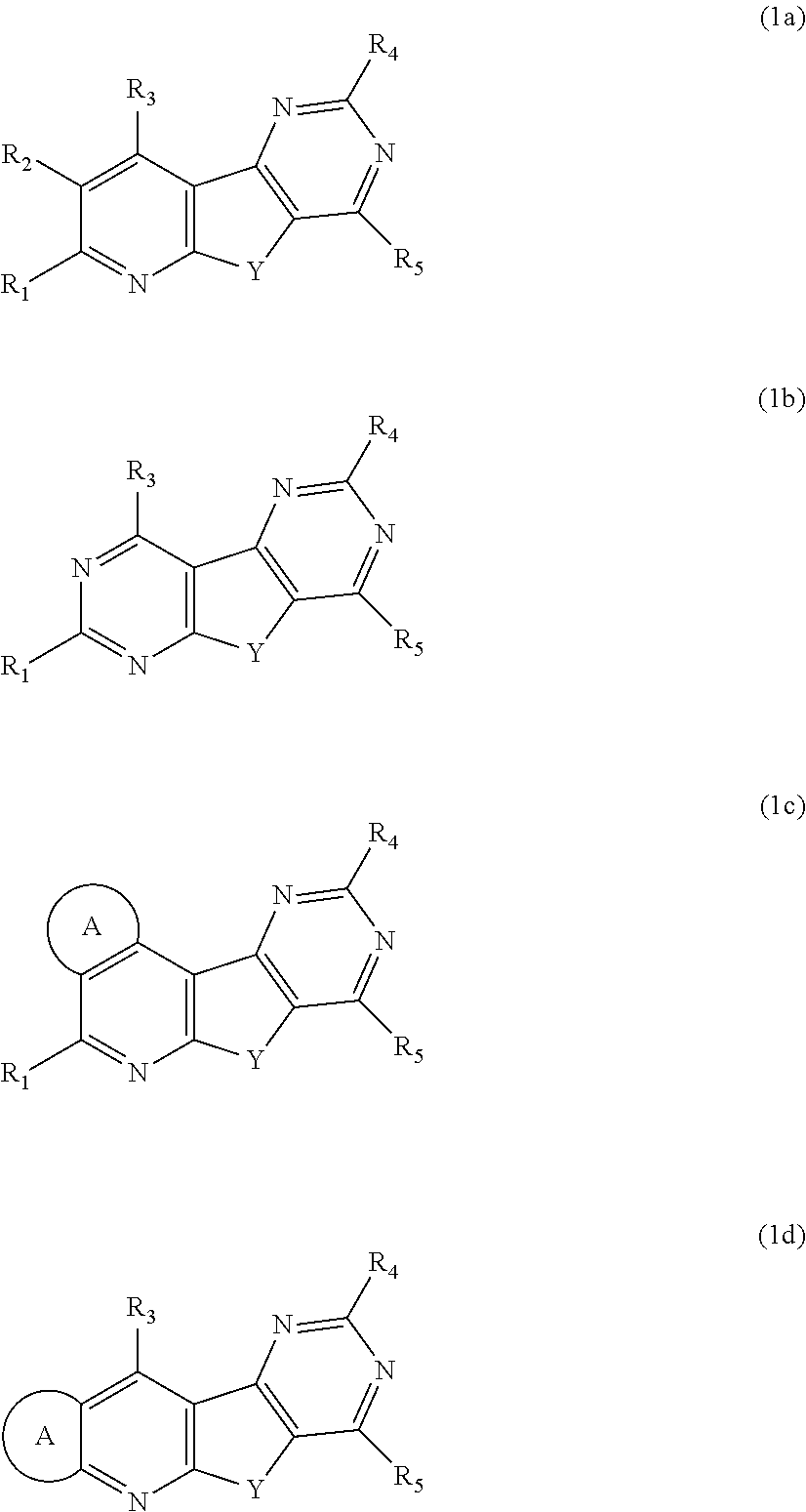 SUBSTITUTED PYRIDO [3', 2': 4, 5] THIENO [3, 2-D] PYRIMIDINES AND PYRIDO [3', 2': 4, 5] FURO [3, 2-D] PYRIMIDINES USED AS INHIBITORS OF THE PDE-4 AND/OR THE RELEASE OF TNF-alpha