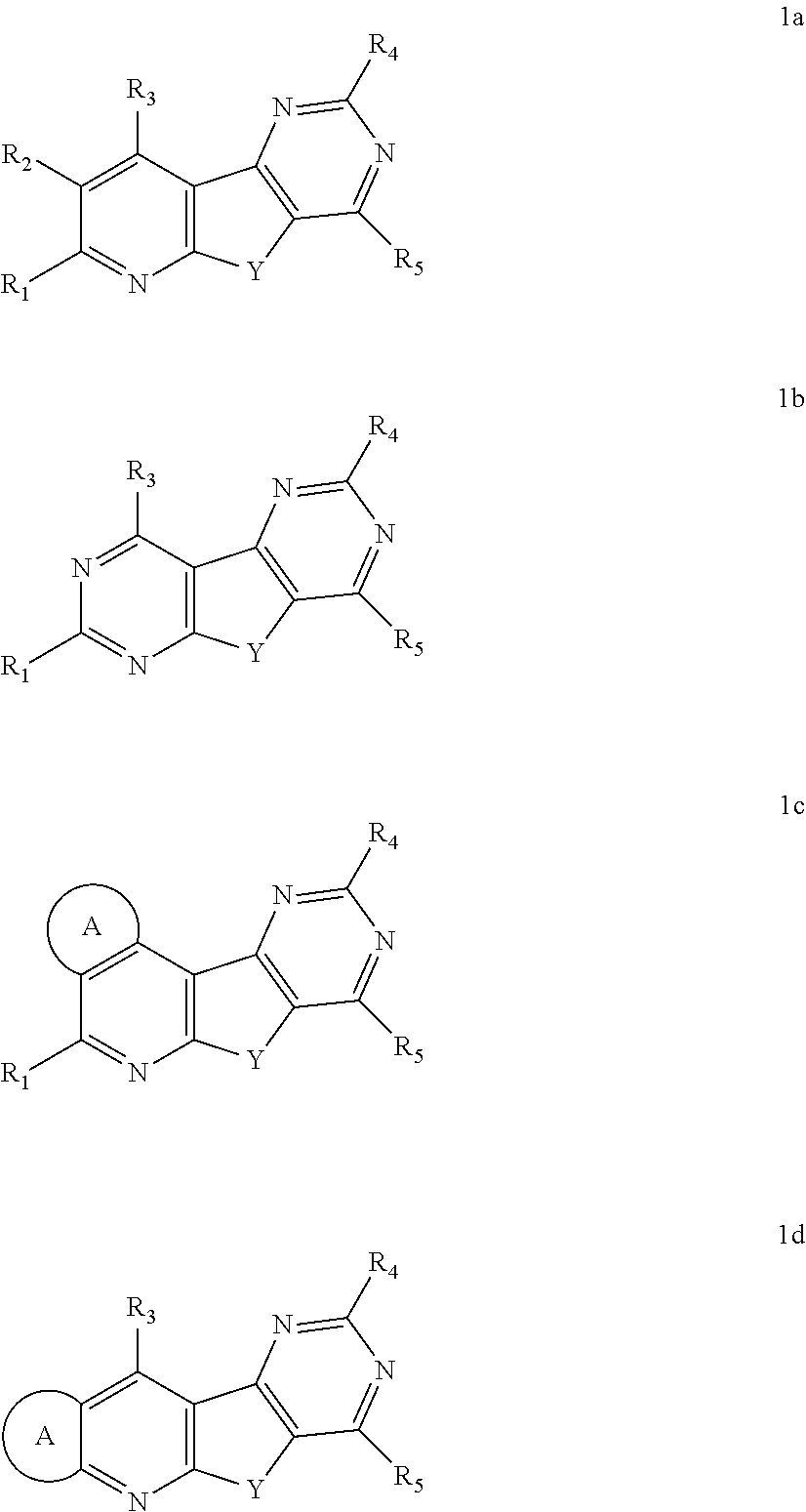 SUBSTITUTED PYRIDO [3', 2': 4, 5] THIENO [3, 2-D] PYRIMIDINES AND PYRIDO [3', 2': 4, 5] FURO [3, 2-D] PYRIMIDINES USED AS INHIBITORS OF THE PDE-4 AND/OR THE RELEASE OF TNF-alpha