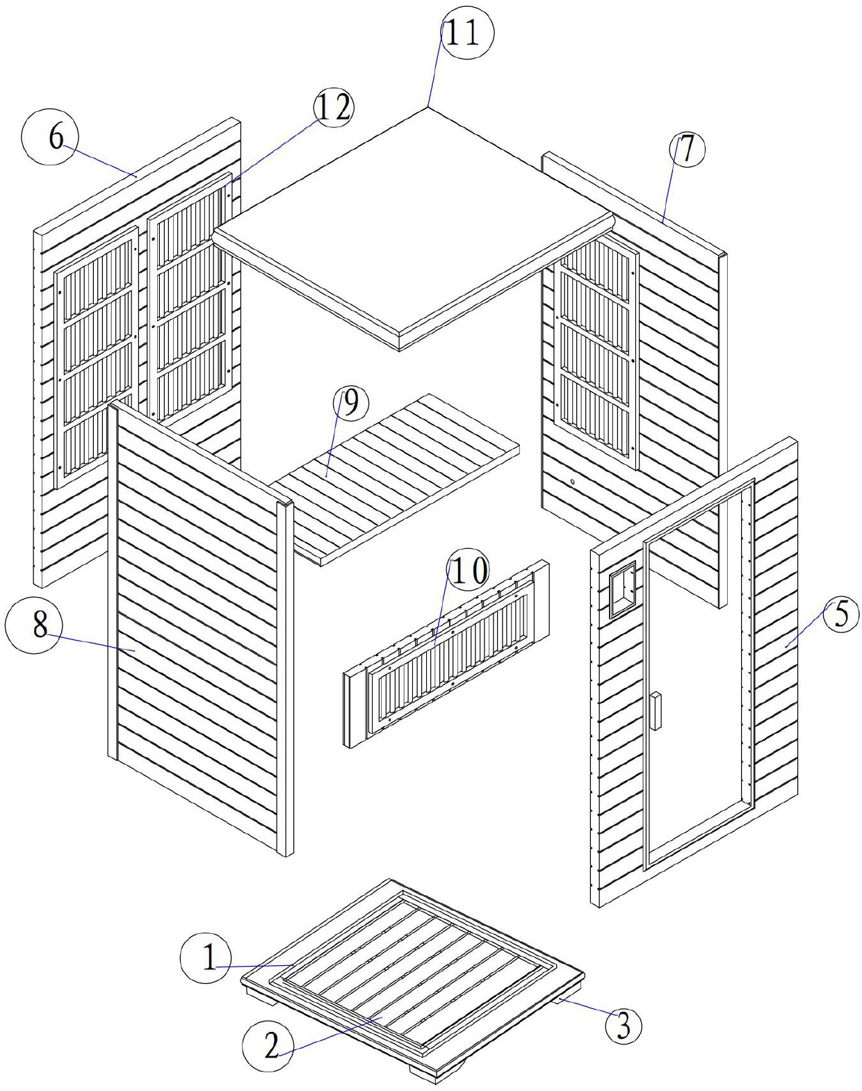 Water vaporation type far infrared sauna room