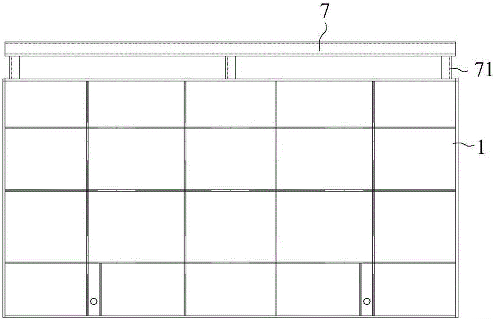 Method for reinforcing cast-in-place framed flower bed type anti-collision wall formwork of urban overpass