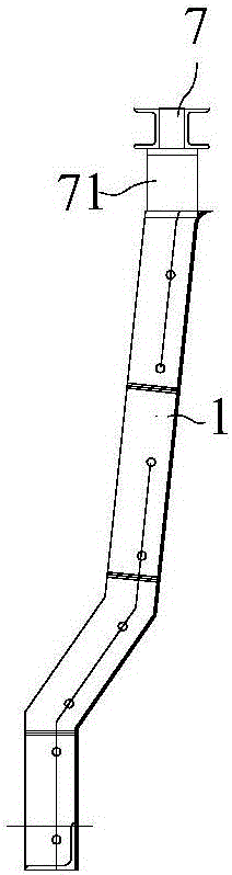 Method for reinforcing cast-in-place framed flower bed type anti-collision wall formwork of urban overpass