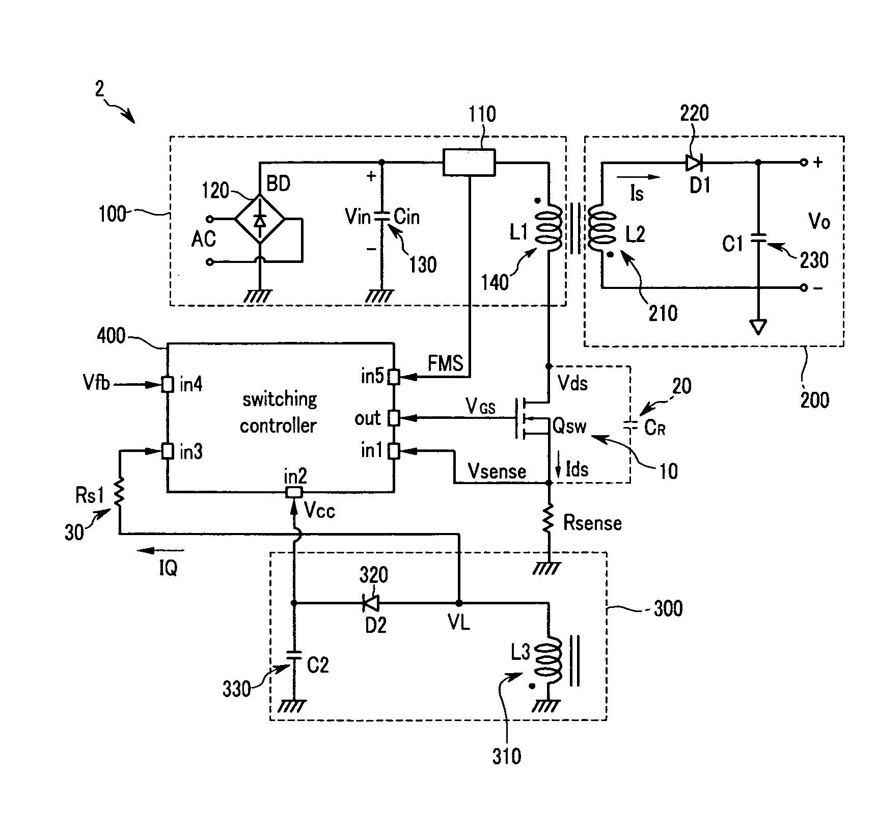 Switching mode power supply and method of operation