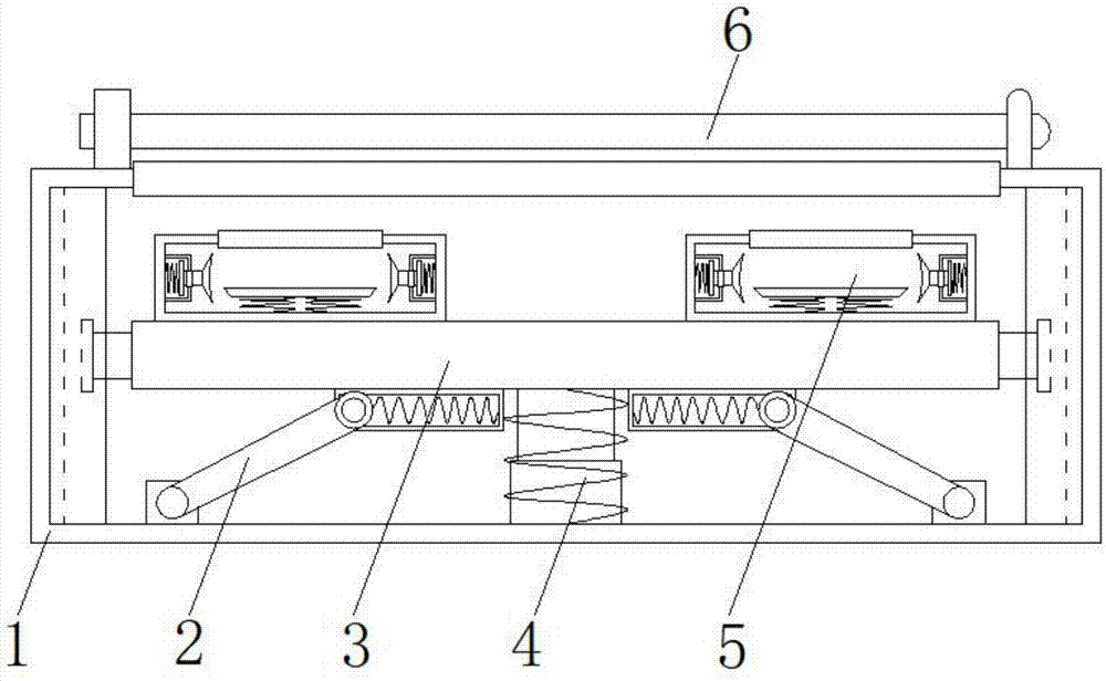 Computer CPU transportation fixing device with high protective capability