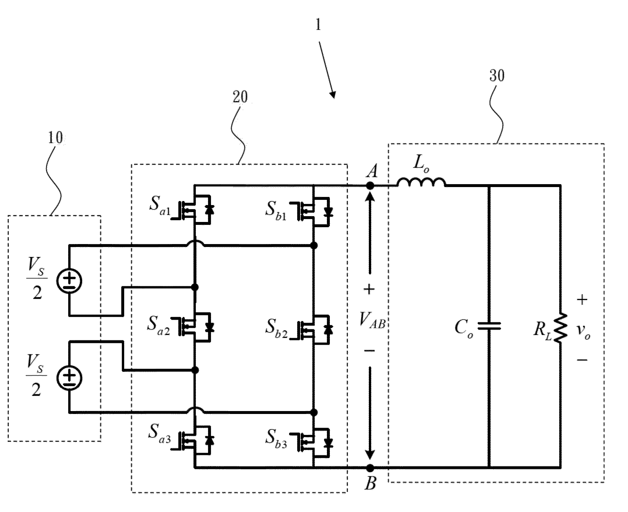 Simplified Multilevel DC Converter Circuit Structure