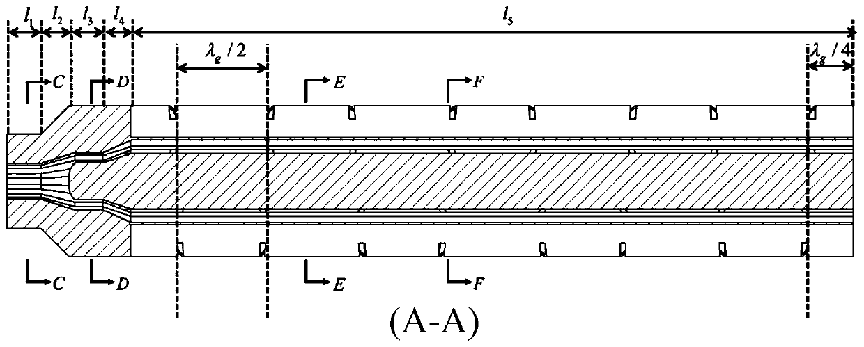 Relativistic magnetron output structure with omnidirectional radiation capability