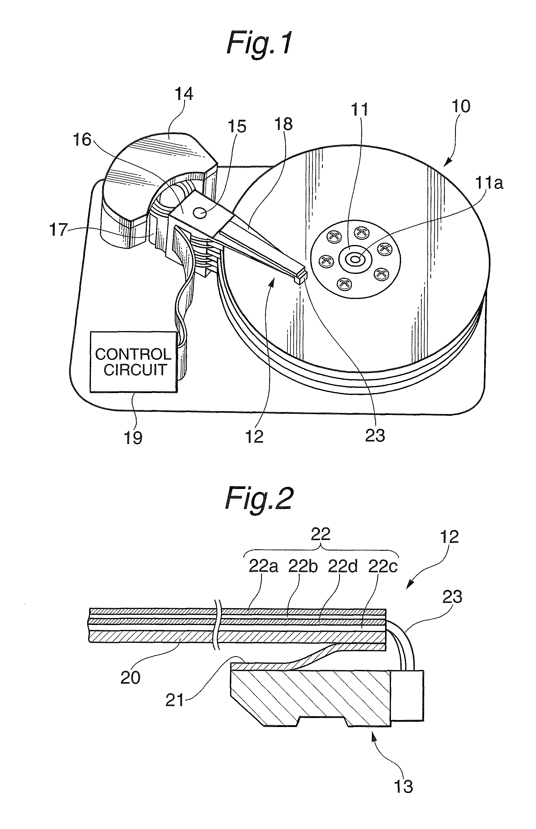 Thin-film magnetic head having microwave magnetic exciting function and magnetic recording and reproducing apparatus