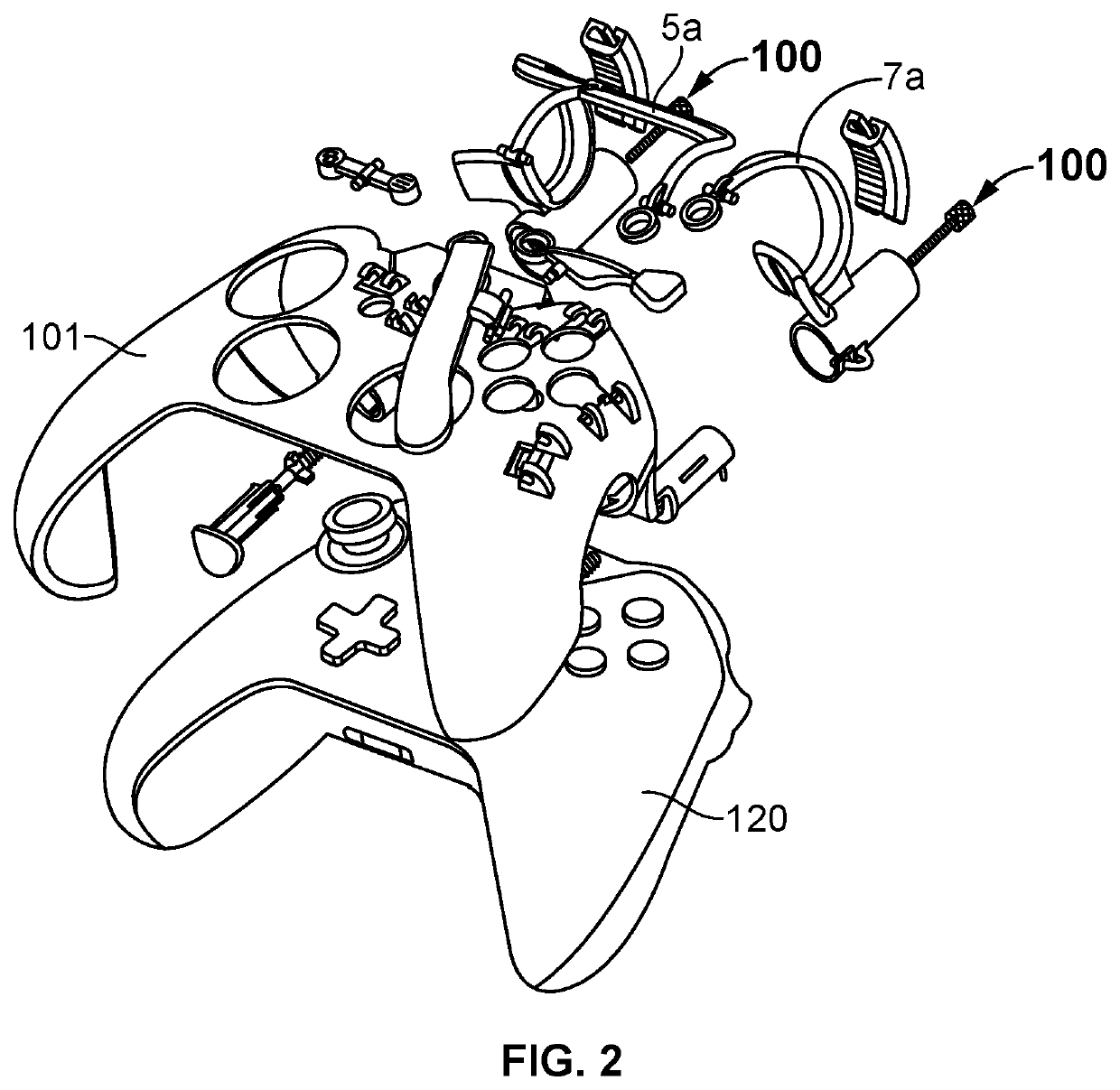 Clicker mechanism for a video game controller