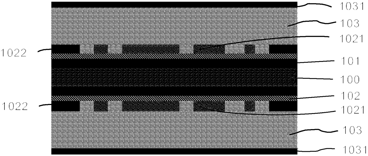 Method for making double-sided wire-buried printed circuit board by using imageable dielectric material