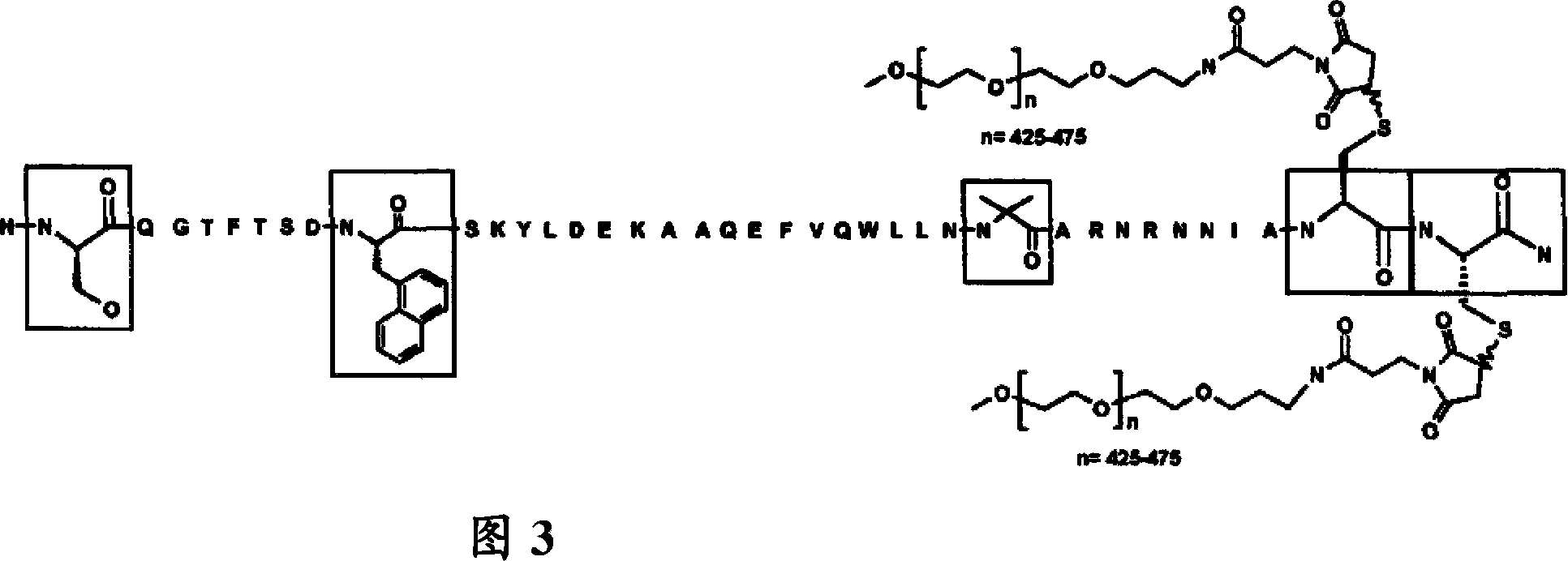 Oxyntomodulin peptide analogue