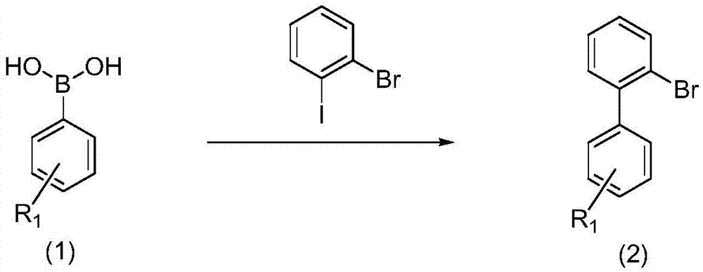 Synthetic method for 9,10-benzophenanthrene compound