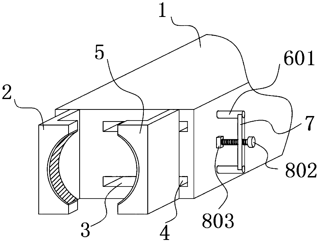 Die material taking device with firm fixing function