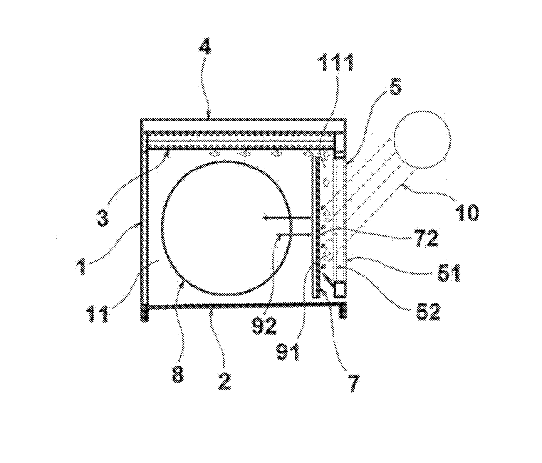 Method of a thermal treatment of bee colonies and a device for pursuance of this method