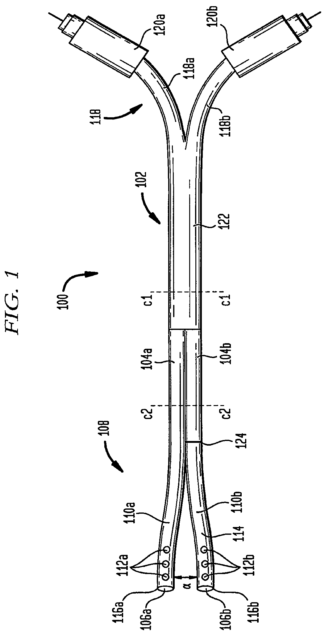 Manufacture of split tip catheters
