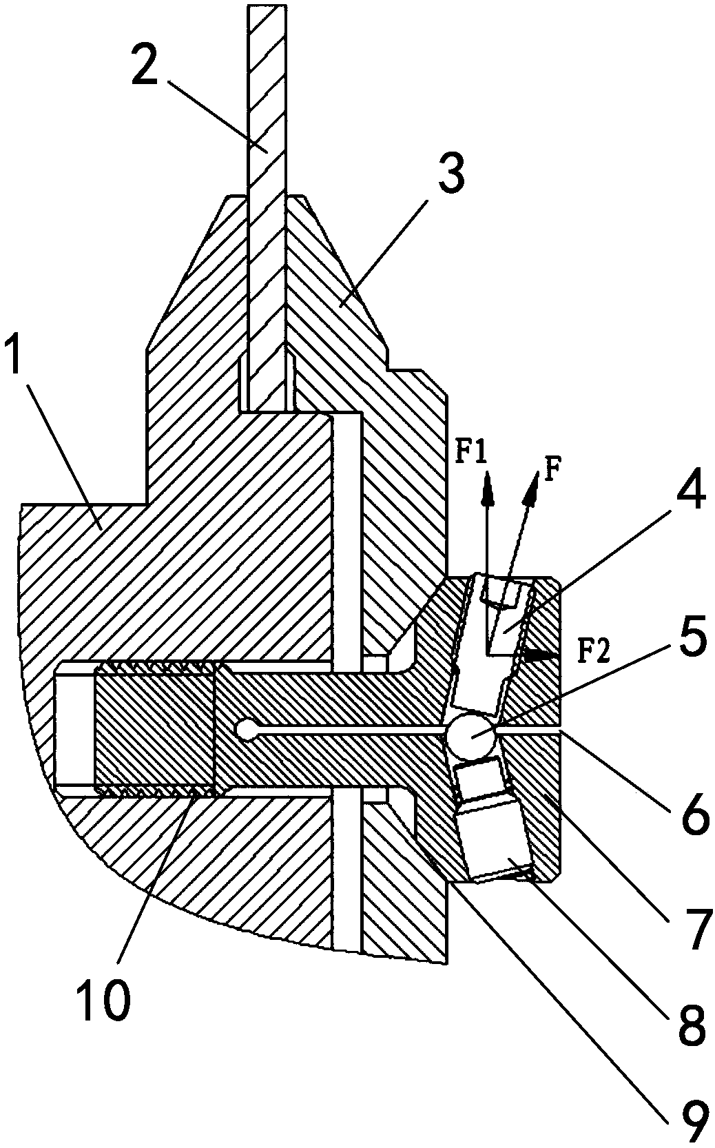 Saw blade locking device