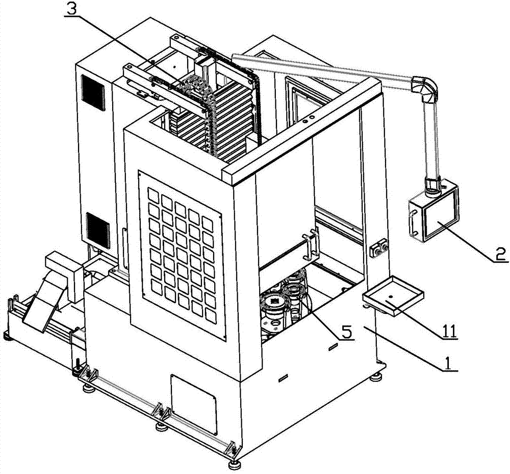 Automatic honing device and machining method