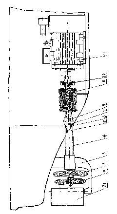 Propulsion unit of contra-rotating propellers of electric ship