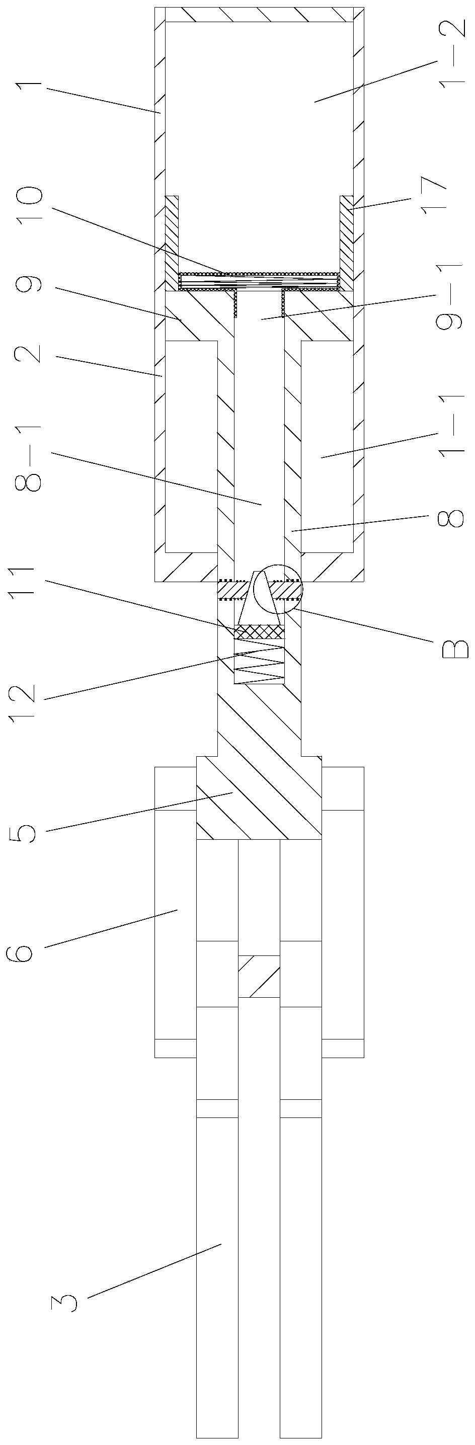 Pneumatic connecting rod manipulator for preventing air cylinder failure