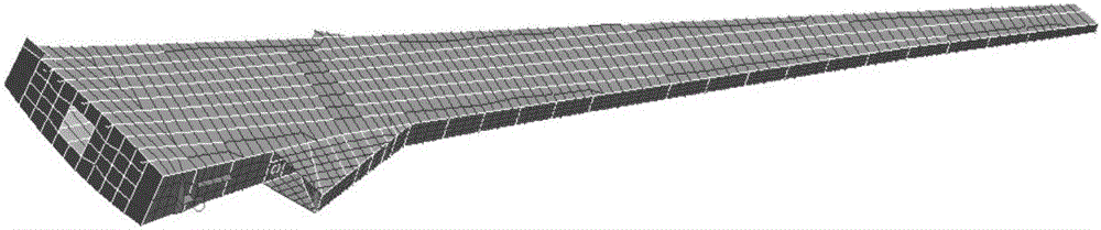 Optimization design method of composite material wing panel