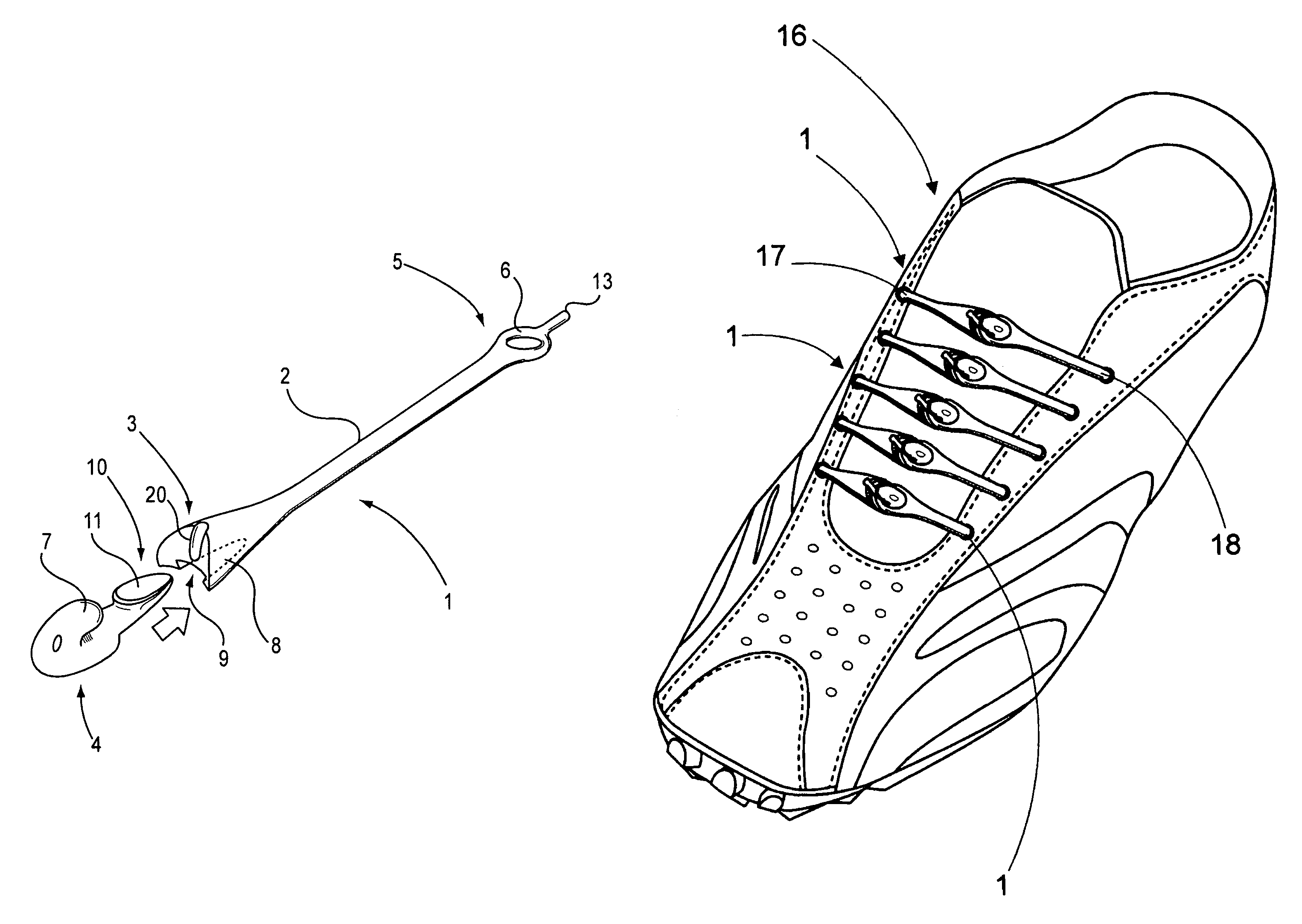 Footwear and clothes fastening and transforming system