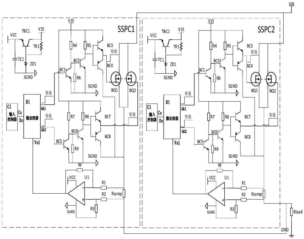 pwm soft switch impedance adjustment parallel current sharing solid state power controller