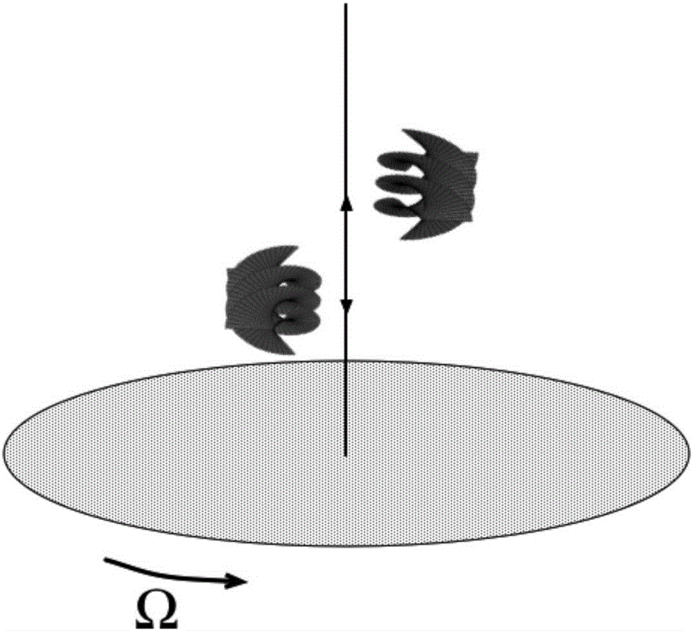 Rotator angular velocity measuring system based on vortex beams