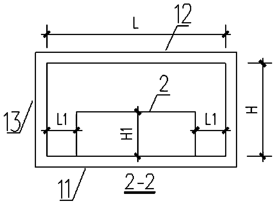 Exhaust air temperature difference control system and control method utilizing air duct beams and walls and draught fan group