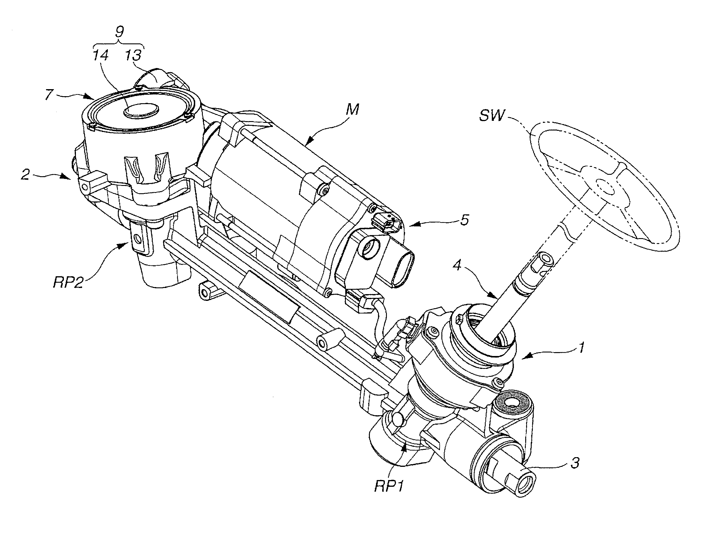 Power steering apparatus and backlash adjustment mechanism therefor