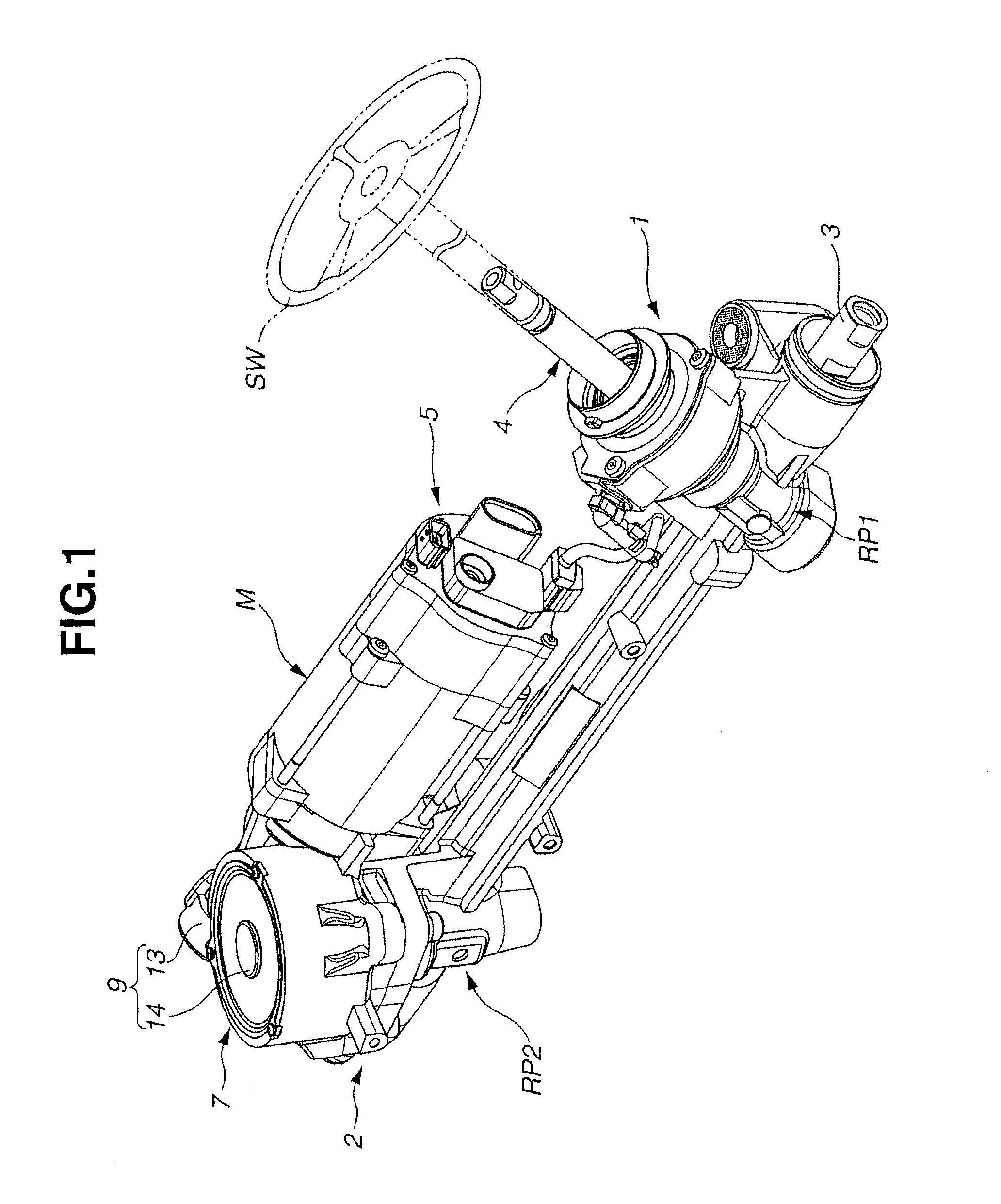 Power steering apparatus and backlash adjustment mechanism therefor
