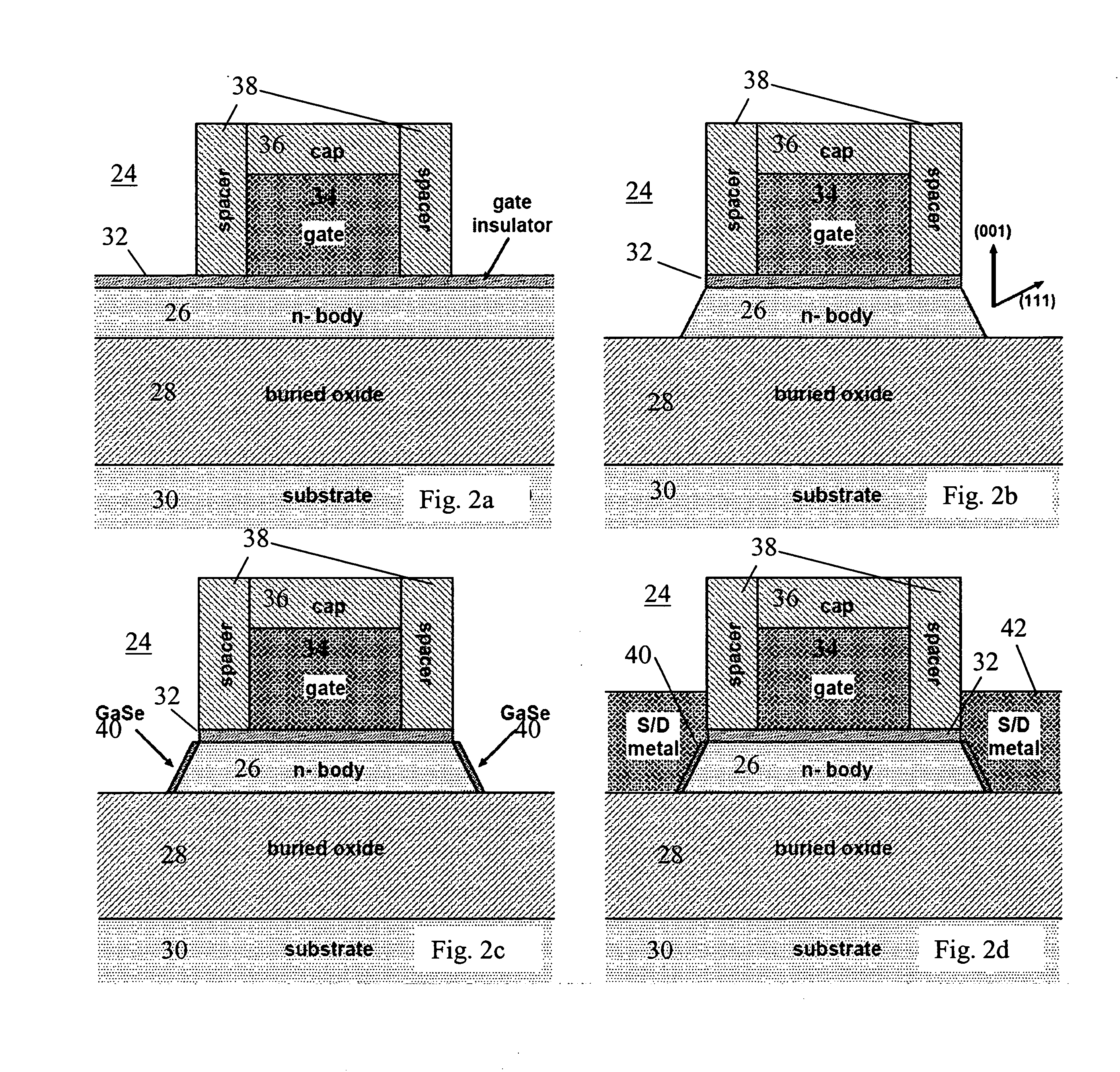 Insulated gate field-effect transistor having III-VI source/drain layer(s)