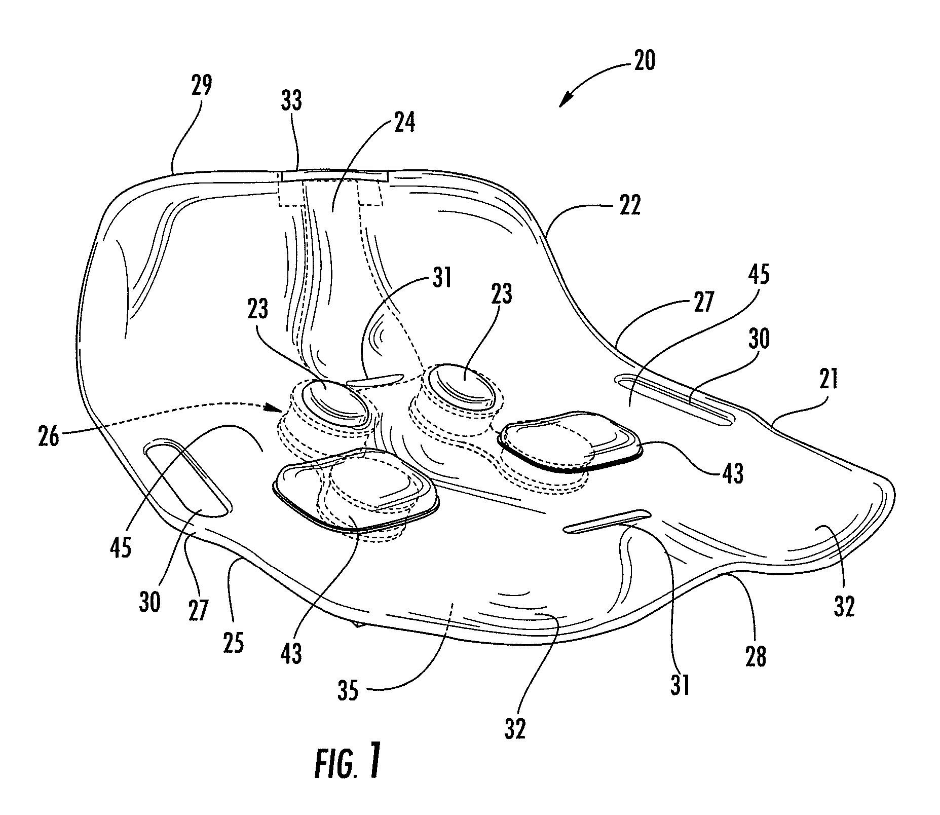 Contoured Seat And Method