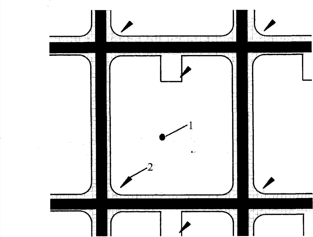 Defect point locating method of semiconductor device