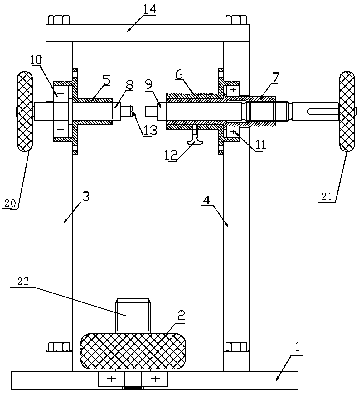 Apparatus and method for detecting strength at leading-out terminal and sealing point of axial lead device