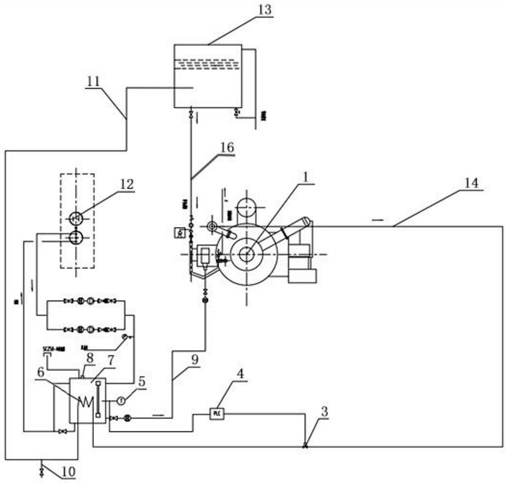 Preheating system for improving low-temperature fluidity of biodiesel