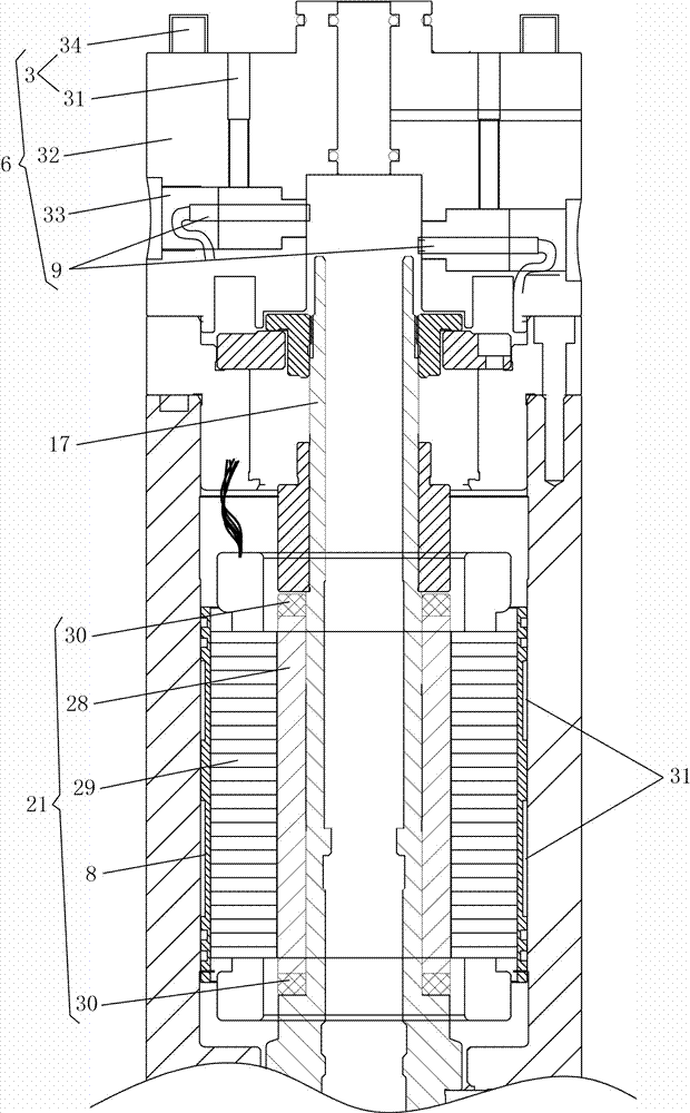 Electric spindle capable of realizing automatic tool changing and provided with build-in shank