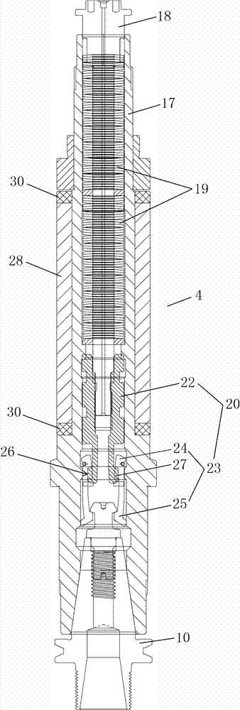 Electric spindle capable of realizing automatic tool changing and provided with build-in shank