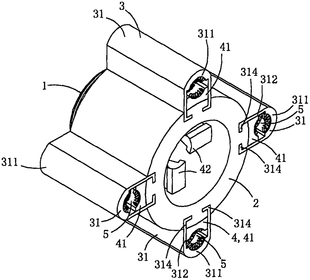 Power wire clamping fitting for preventing cable from loosening