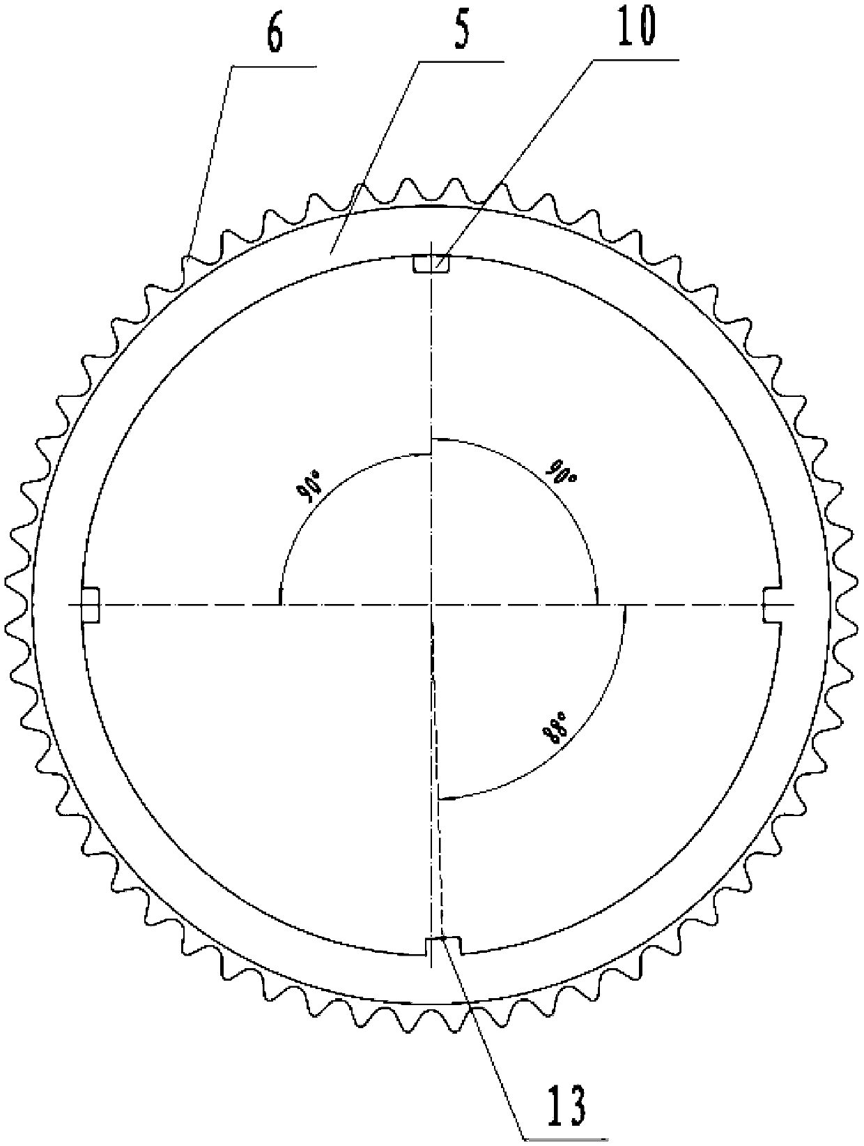 V-type belt wheel