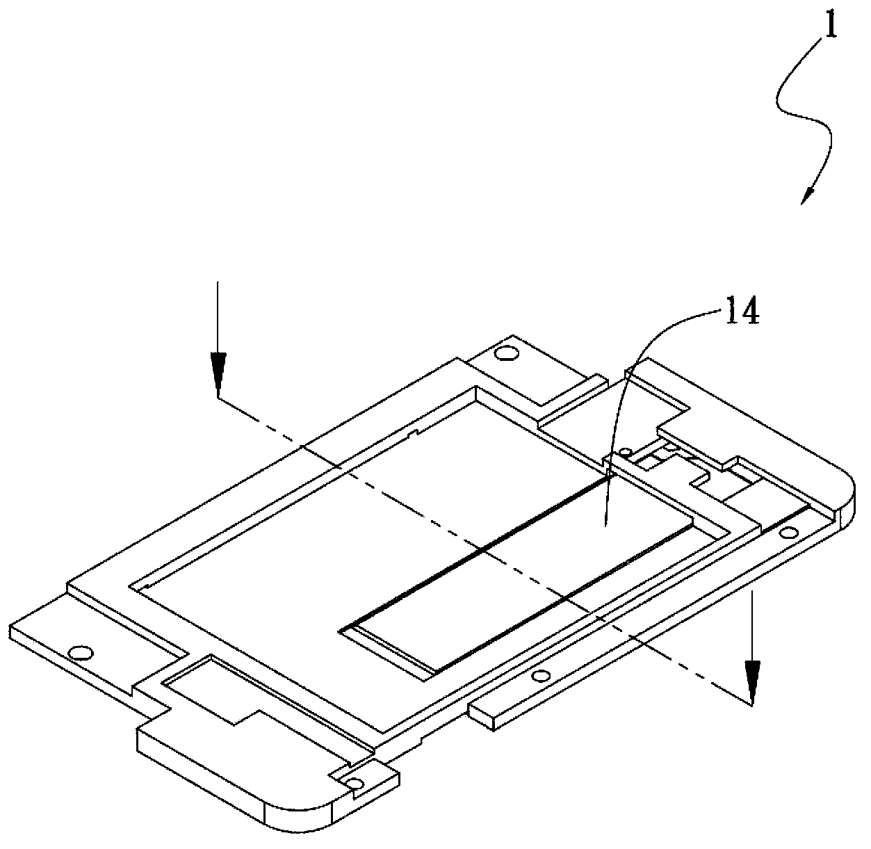 Heat radiation structure of handheld mobile device