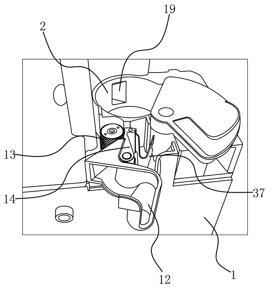 Spinning device for air exhaust type rotor spinning machine