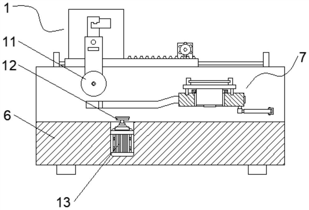 Multi-angle cutting and edging numerical control machine tool