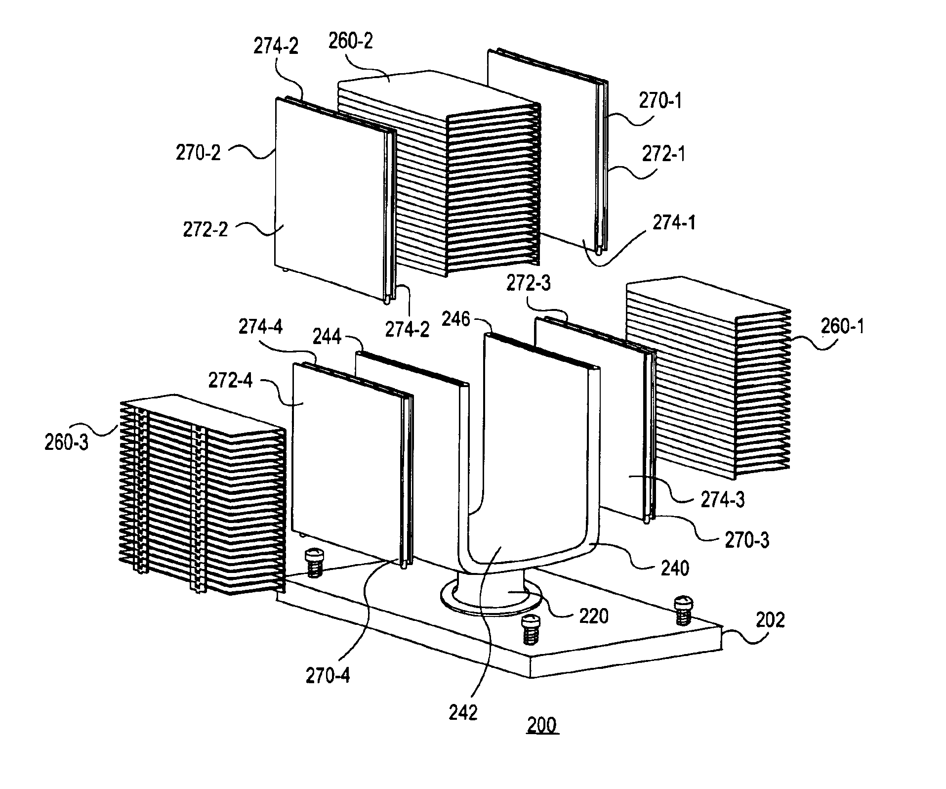 Apparatus and method for cooling integrated circuit devices
