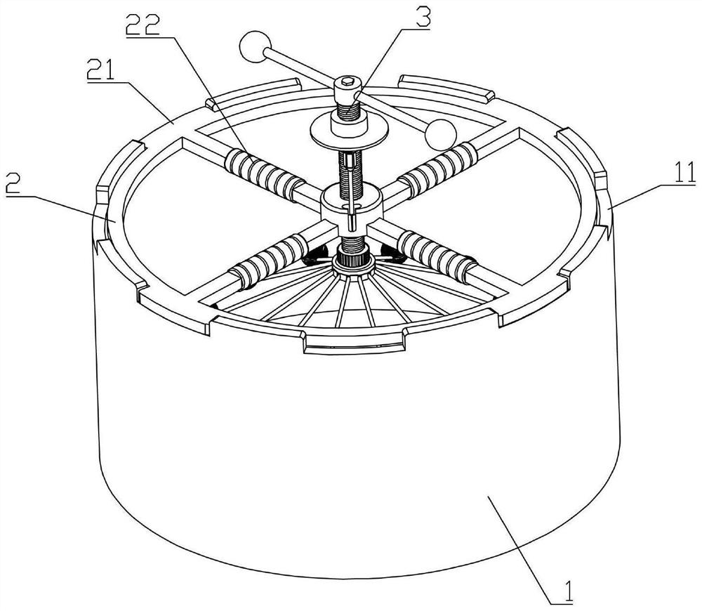 Stratification treatment device