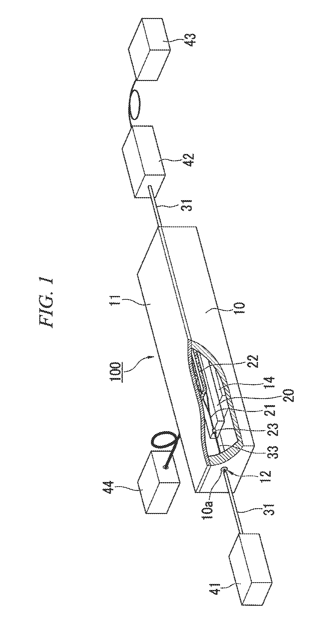 Optical device sealing structure and optical deveice manufacturing method