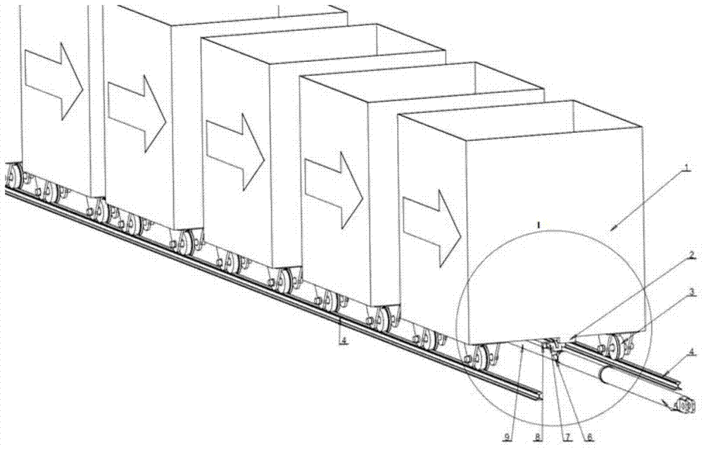 Material storage mechanism for organic garbage fully automatic feeding system