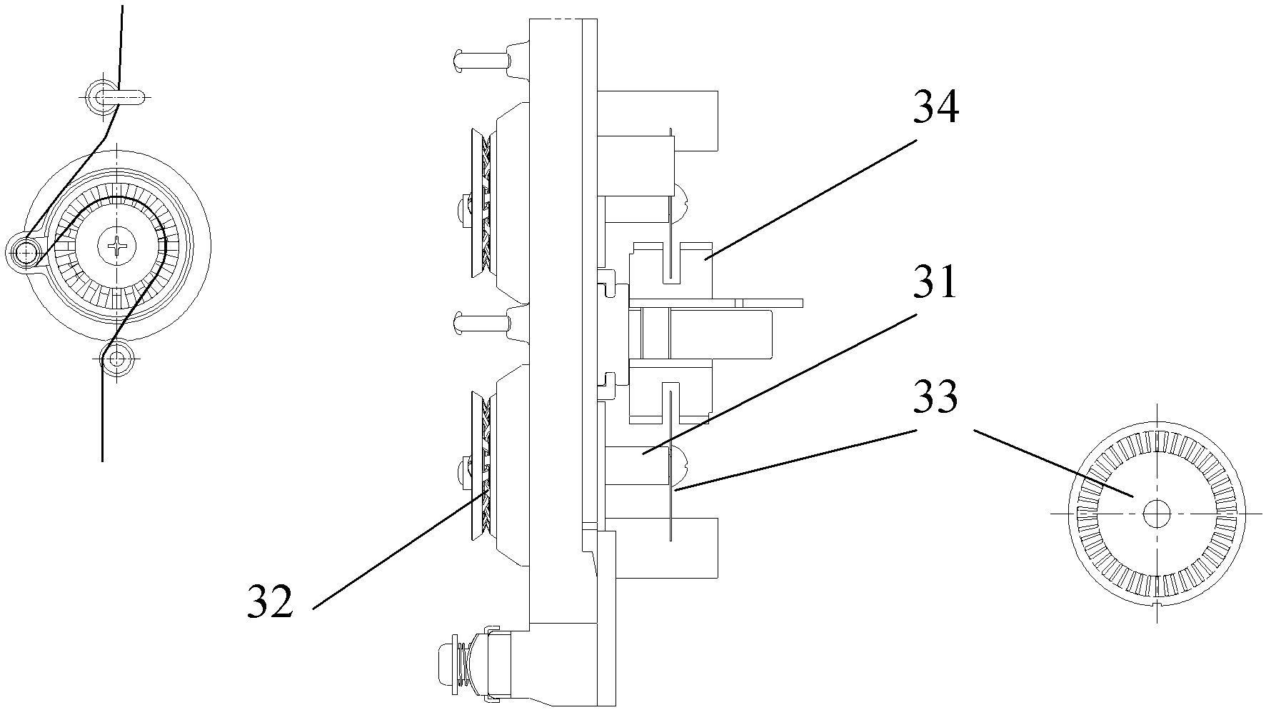 Real-time monitoring method and monitoring system for thread condition of computerized embroidery machine