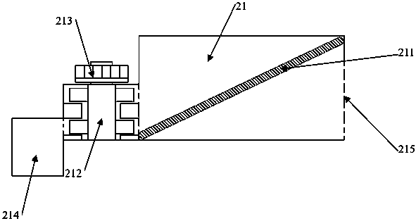 Concrete mixing device for road construction
